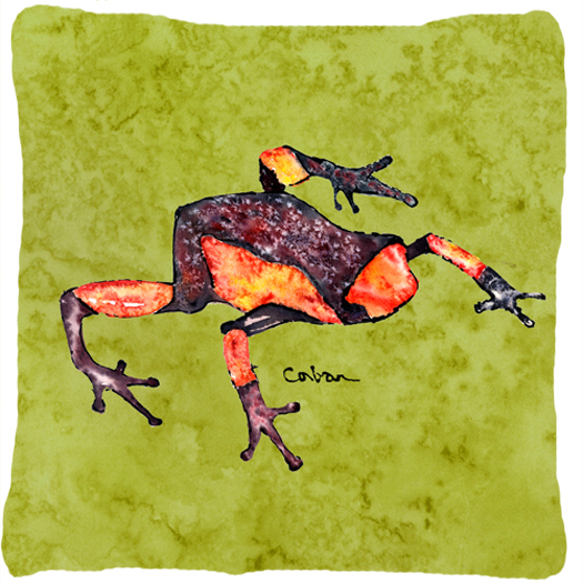 Frog Indoor & Outdoor Fabric Decorative Pillow