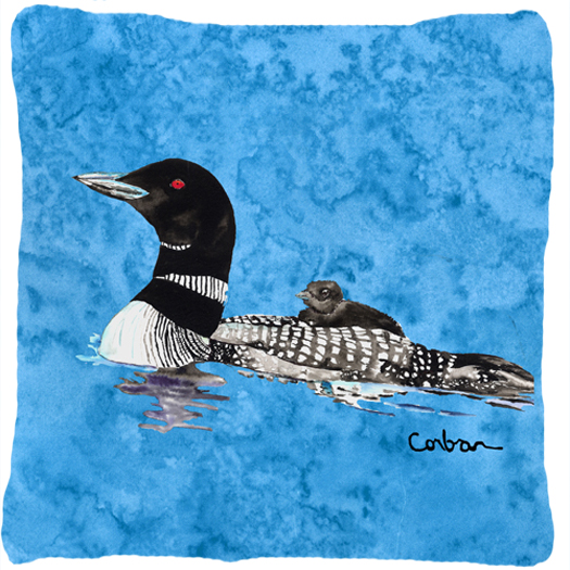 Loon Bird Indoor & Outdoor Fabric Decorative Pillow