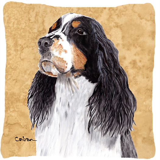 Springer Spaniel Indoor & Outdoor Fabric Decorative Pillow