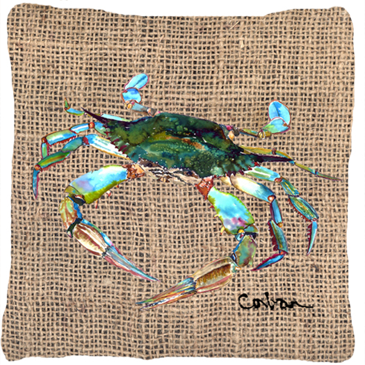 Crab Indoor & Outdoor Fabric Decorative Pillow