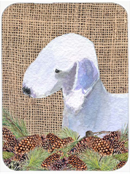 Bedlington Terrier Glass Cutting Board - Large