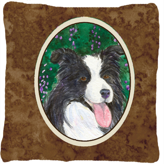 Border Collie Indoor & Outdoor Fabric Decorative Pillow