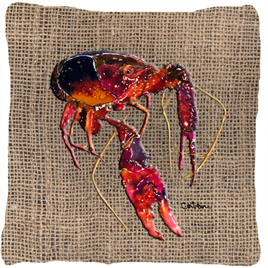 Crawfish Indoor & Outdoor Fabric Decorative Pillow