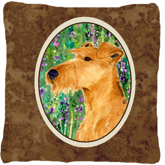 Irish Terrier Indoor & Outdoor Fabric Decorative Pillow