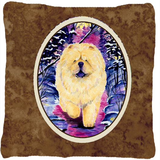 Chow Chow Indoor & Outdoor Fabric Decorative Pillow