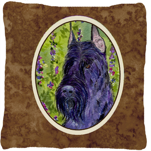 Scottish Terrier Indoor & Outdoor Fabric Decorative Pillow
