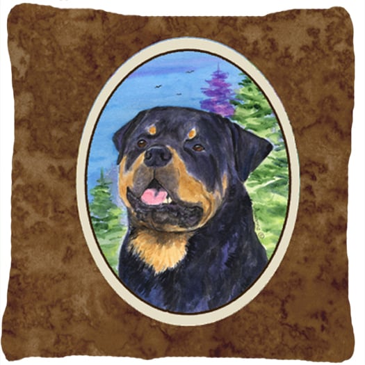 Rottweiler Indoor & Outdoor Fabric Decorative Pillow
