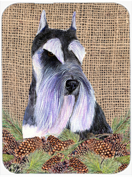 Schnauzer Glass Cutting Board - Large