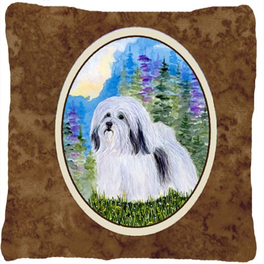 Havanese Indoor & Outdoor Fabric Decorative Pillow