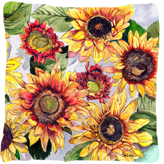 Flower - Sunflower Indoor & Outdoor Fabric Decorative Pillow