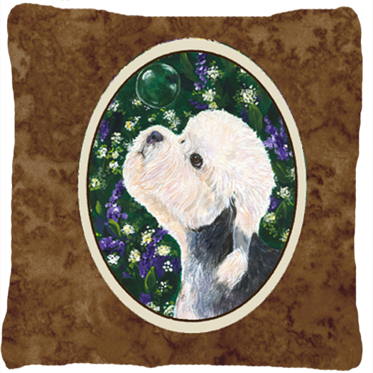 Dandie Dinmont Terrier Indoor & Outdoor Fabric Decorative Pillow
