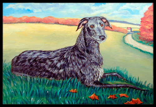 Scottish Deerhound Indoor Outdoor Doormat