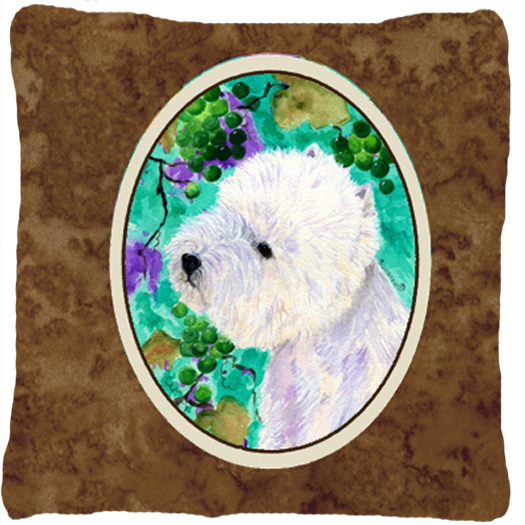 Westie Indoor & Outdoor Fabric Decorative Pillow