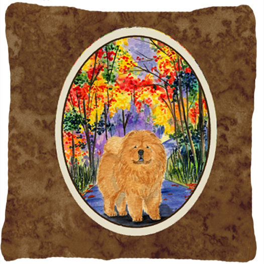 Chow Chow Indoor & Outdoor Fabric Decorative Pillow