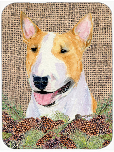 Bull Terrier Glass Cutting Board - Large