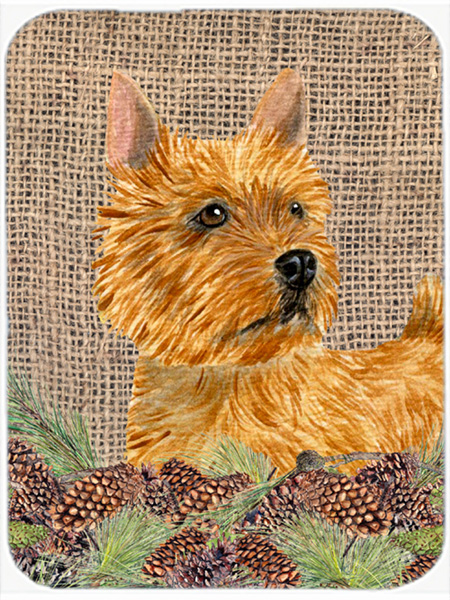 Norwich Terrier Glass Cutting Board - Large