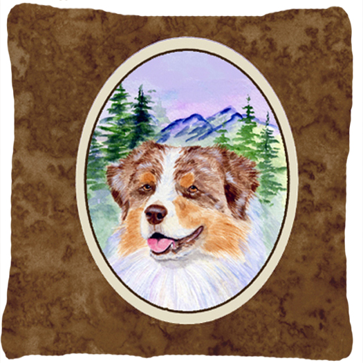 Australian Shepherd Indoor & Outdoor Fabric Decorative Pillow