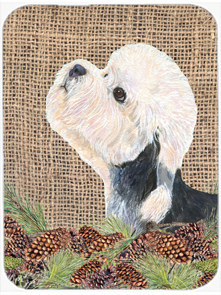 Dandie Dinmont Terrier Glass Cutting Board - Large