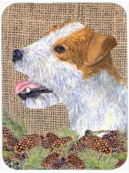Jack Russell Terrier Glass Cutting Board - Large