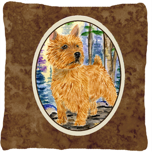 Norwich Terrier Indoor & Outdoor Fabric Decorative Pillow