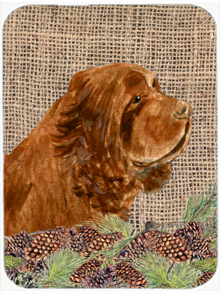 Sussex Spaniel Glass Cutting Board - Large