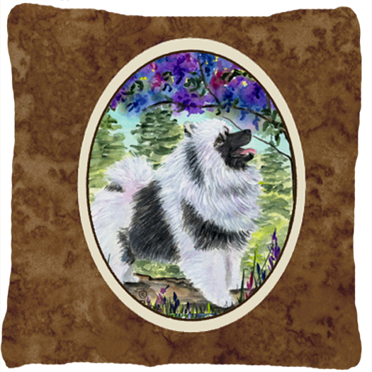 Keeshond Indoor & Outdoor Fabric Decorative Pillow