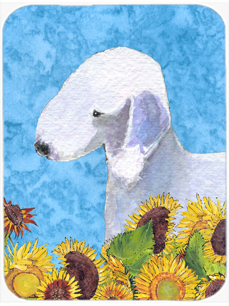 Bedlington Terrier Glass Cutting Board - Large