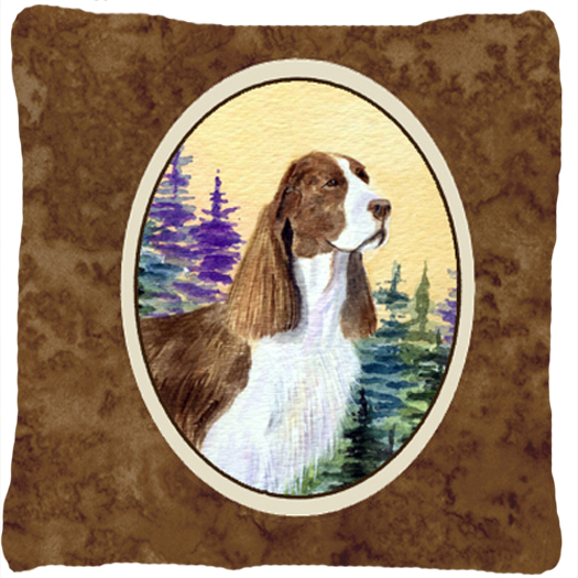 Springer Spaniel Indoor & Outdoor Fabric Decorative Pillow