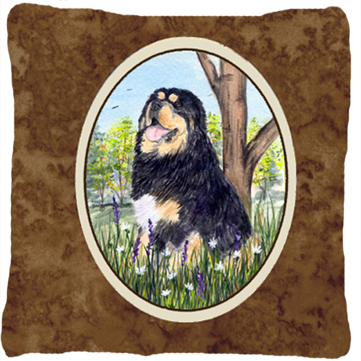Tibetan Mastiff Indoor & Outdoor Fabric Decorative Pillow