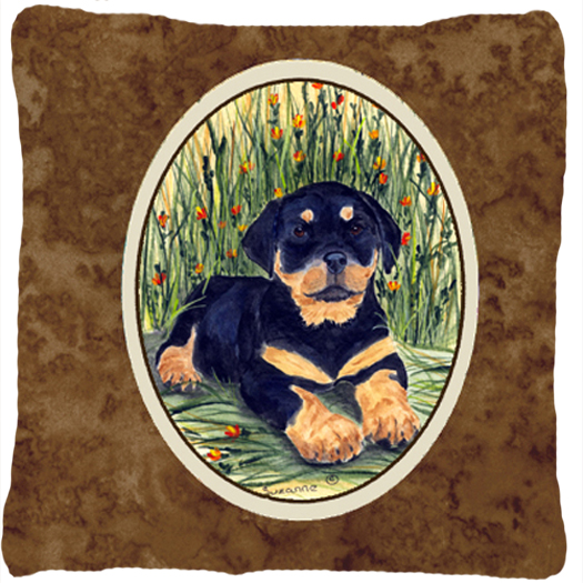 Rottweiler Indoor & Outdoor Fabric Decorative Pillow