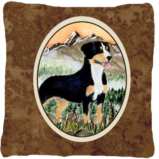 Entlebucher Mountain Dog Indoor & Outdoor Fabric Decorative Pillow