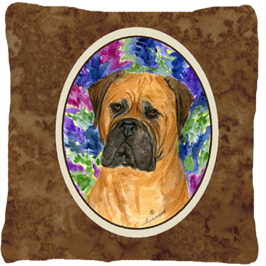 Bullmastiff Indoor & Outdoor Fabric Decorative Pillow