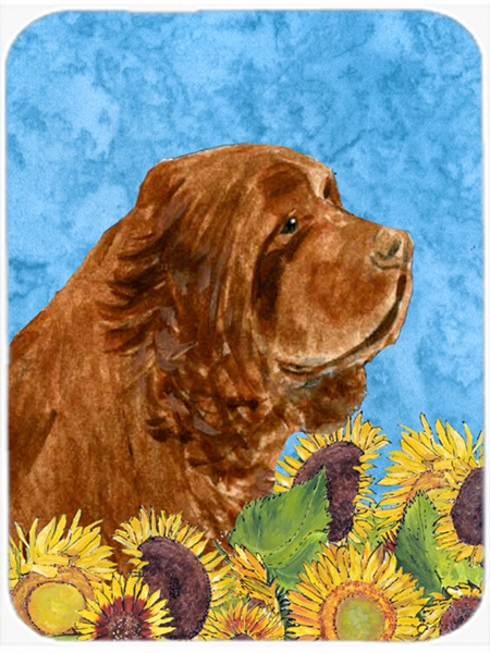 Sussex Spaniel Glass Cutting Board - Large
