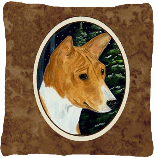 Basenji Decorative Indoor & Outdoor Fabric Pillow