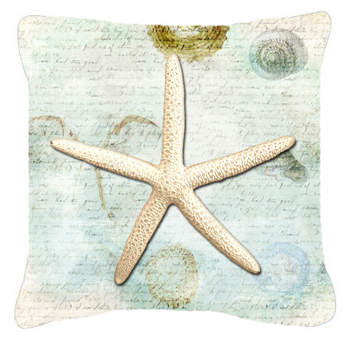 18 x 18 in. Starfish Indoor & Outdoor Fabric Decorative Pillow