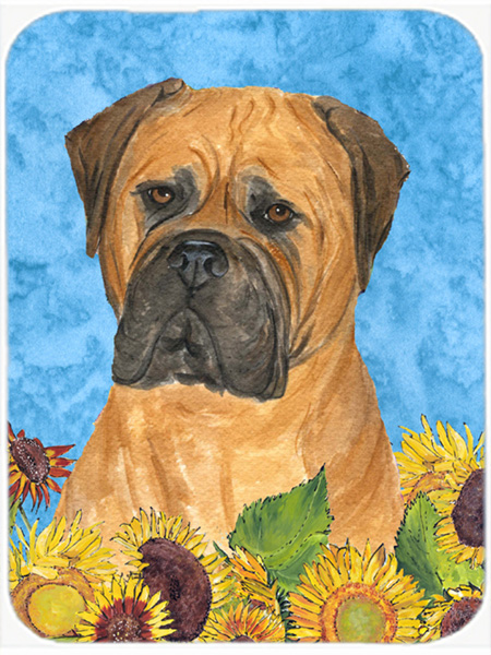 Bullmastiff- Glass Cutting Board - Large