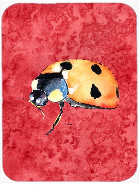 Picture of Carolines Treasures 8869LCB Lady Bug on Red- Glass Cutting Board - Large