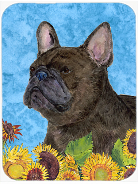 French Bulldog- Glass Cutting Board - Large