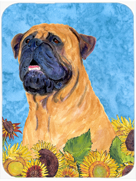 Bullmastiff- Glass Cutting Board - Large