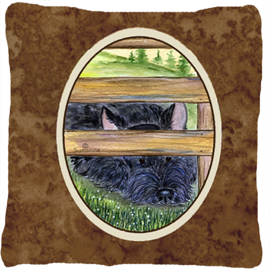 Scottish Terrier Decorative Indoor & Outdoor Fabric Pillow