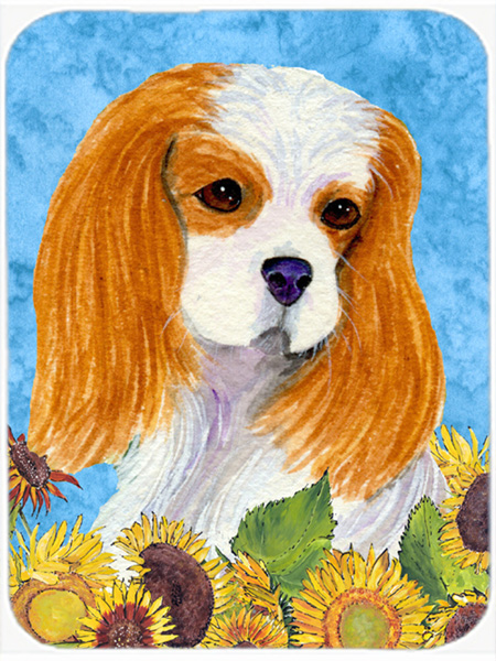 SS4161LCB Cavalier Spaniel- Glass Cutting Board - Large