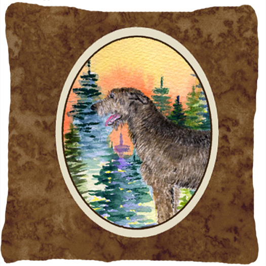 Irish Wolfhound Decorative Indoor & Outdoor Fabric Pillow