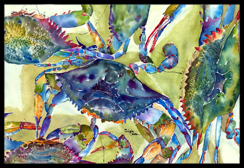 24 x 36 in. Crab All Over Indoor Or Outdoor Mat