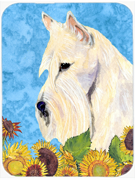 Scottish Terrier- Glass Cutting Board - Large