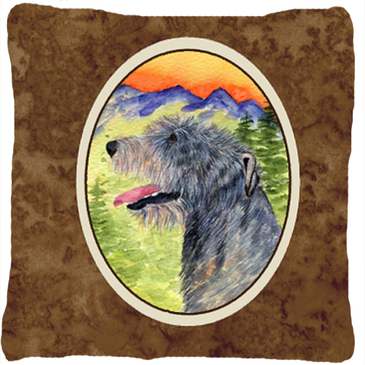 Irish Wolfhound Decorative Indoor & Outdoor Fabric Pillow