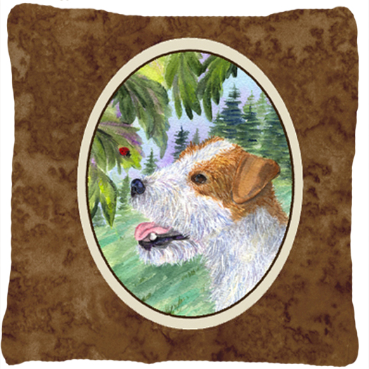Jack Russell Terrier Decorative Indoor & Outdoor Fabric Pillow