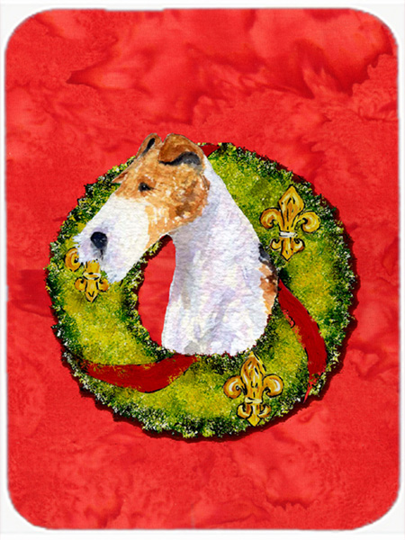 Fox Terrier- Glass Cutting Board - Large