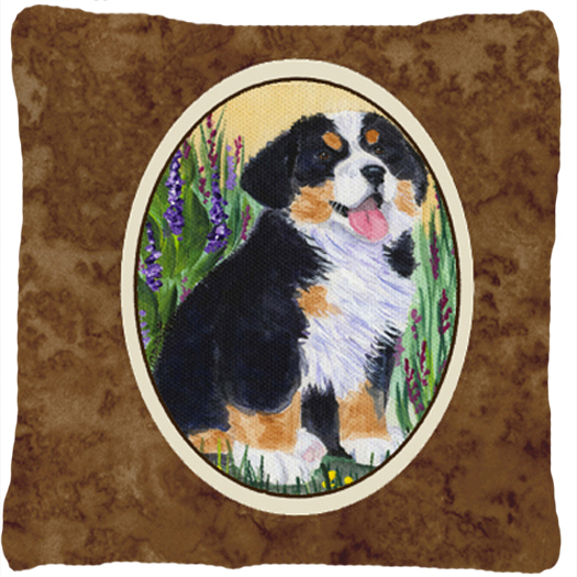 Bernese Mountain Dog Decorative Indoor & Outdoor Fabric Pillow