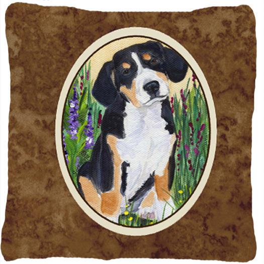 Entlebucher Mountain Dog Decorative Indoor & Outdoor Fabric Pillow