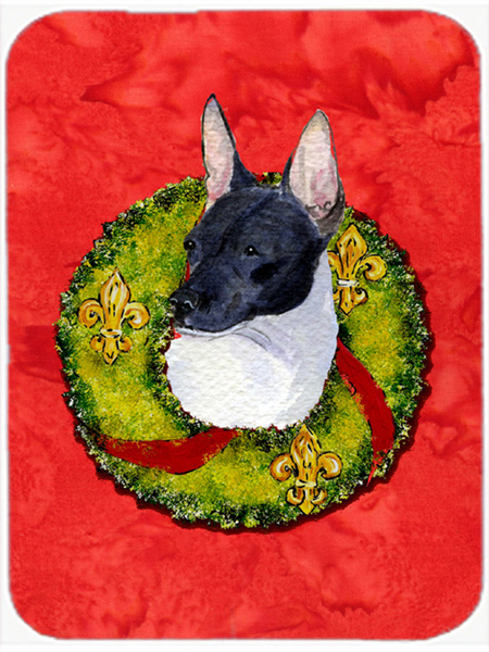 Rat Terrier- Glass Cutting Board - Large